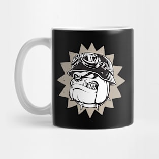 Rebel Bulldog Motorcycle Design Mug